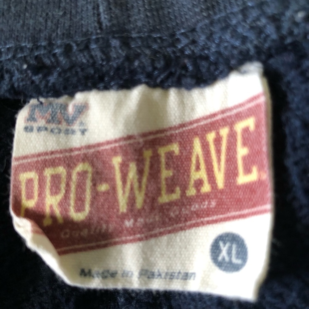 MV Sport Navy Blue Hillsdale College Sweatpants Sz. XL - Picture 4 of 11